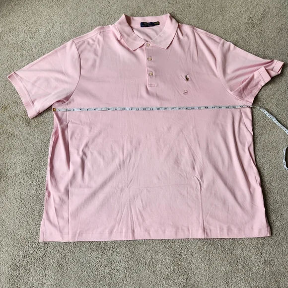Polo by Ralph Lauren 3XB Polo Shirt OLD MONEY Preppy Prep Ivy League Pink - Picture 7 of 10
